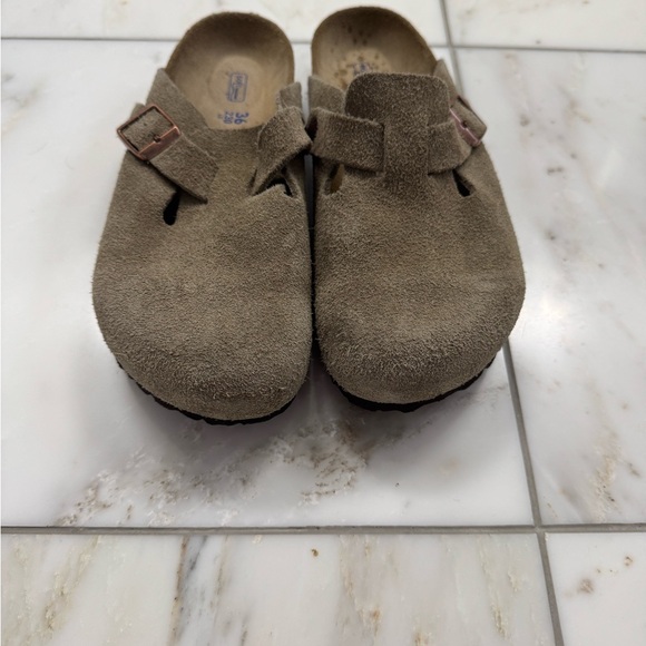 Birkenstock Womens Boston Taupe EU 35 US Size 5 - Picture 1 of 7